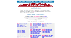 Desktop Screenshot of colorado-video.com