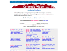 Tablet Screenshot of colorado-video.com